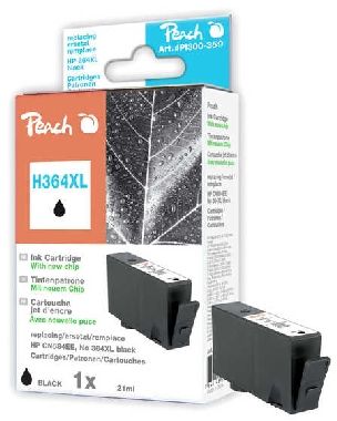 Peach 364XL alternatívny cartridge s čipom / HP Photosmart B8550, C5380 / 19 ml / Čierna