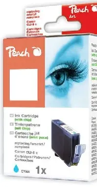 Peach CLI-551XL alternatívny cartridge s čipom / Pixma iP7250 / Modrá