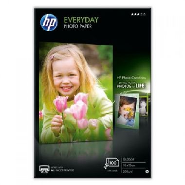 HP Photo Paper Glossy Everyday / lesklý / 10 x 15 cm / 200 g/m2 / 100 listov