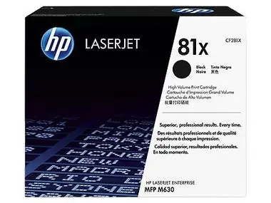 HP 81X originálna tonerová kazeta LaserJet s vysokou výťažnosťou / čierna