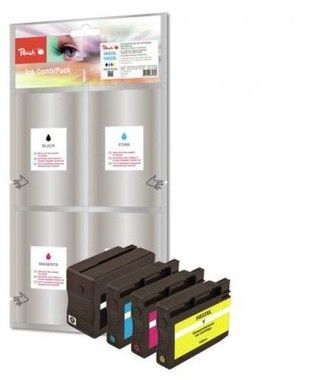 Peach Remanufactured 932XL a 933XL MultiPack alternatívne cartridge / HP OFFICEJET 6100 / OEM Chip / MultiPack