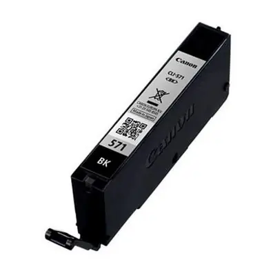 Canon CLI-571 BK / originálny cartridge / 7 ml / Čierna