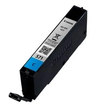 Canon CLI-571 C / originálny cartridge / 7 ml / Modrá
