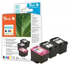 Peach Remanufactured MultiPack Plus HP302XL alternatívny cartridge / OfficeJet 3830 / 2x15 + 18 ml / MultiPack Plus