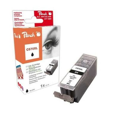 Peach PGI-570 BK XL / kompatibilný cartridge / pre MG5750 / 23ml / Čierna