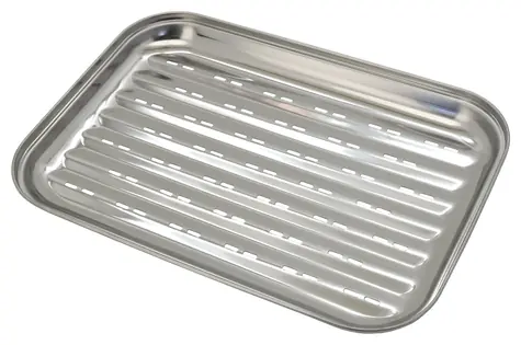 Cattara Grilovacia tácka nerez 34 x 24 cm / dopredaj