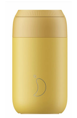 CHILLY&#39;S Series 2 Coffee Mug 500ml Pollen Yellow / Termo hrnček / Nerezová oceľ
