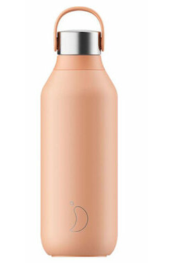 CHILLY&#39;S Series 2 Water Bottle 500ml Peach Orange / Termo fľaša / Nerezová oceľ