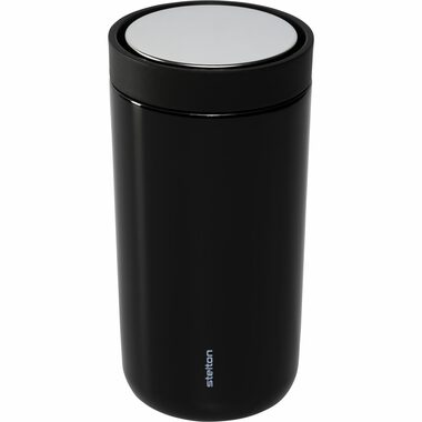 Stelton To-Go Click 0.2 l čierna / Termohrnček