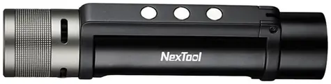 Nextool NE20170 Thunder Flashlight čierna / Multifunkčné svietidlo / až 240m / 6 funkcií / 1000lm / 2600 mAh / IPX4