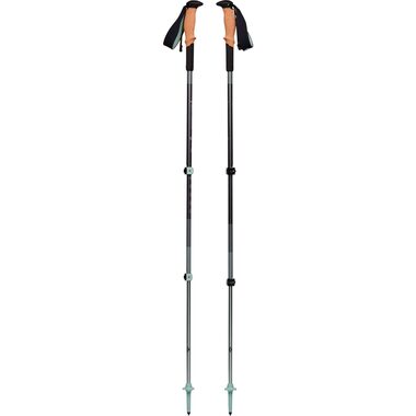 Black Diamond Pursuit Shock S/M šedo zelená / trekingové palice / 110 - 125 cm