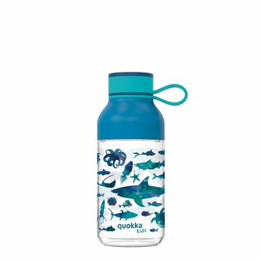 Quokka Ice Kids with strap 430ml Sea Animals / Fľaša na vodu / pútko / tritan