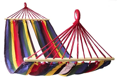 CALTER Fiesta dúhová / Hojdacia sieť / 200x100 cm / Nosnosť: 150 kg