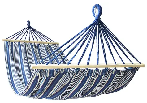 CALTER Fiesta modro-biela / Hojdacia sieť / 200x100 cm / Nosnosť: 150 kg