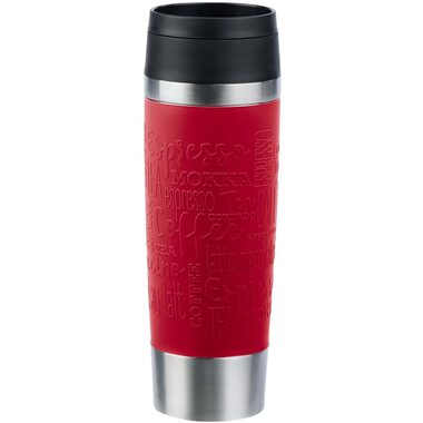 Emsa Travel Mug Classic Grande 0.5l červená / Termohrnček / nerezová oceľ