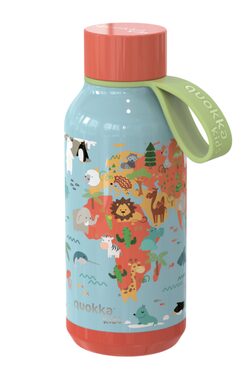 Quokka Detská termofľaša SOLID mapy 330 ml