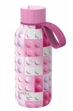 Quokka Detská termofľaša SOLID pink bricks 330 ml