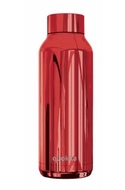 Quokka Nerezová fľaša SOLID Sleek červená 510 ml