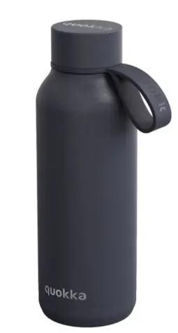 Quokka Nerezová termofľaša s pútkom SOLID antracitová 510 ml