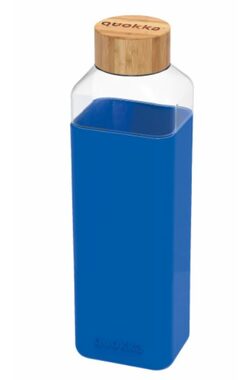 Quokka Sklenená fľaša na vodu Storm Azure 700 ml