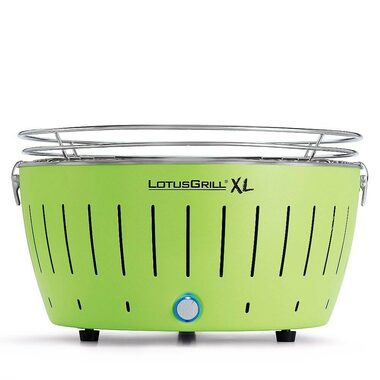LotusGrill G435 U zelená / Gril na drevené uhlie / Priemer roštu 40.5 cm