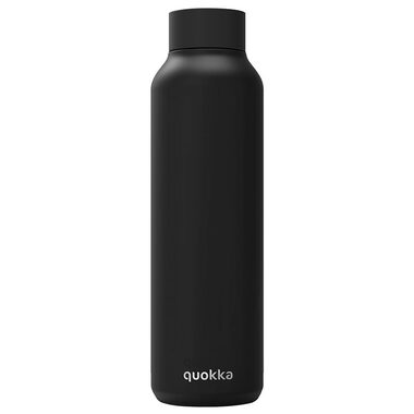 Quokka SOLID 630ml čierna / Termo fľaša / nerezová oceľ 