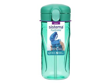 Sistema Hydrate Quick Flip Top Fľaša so slamkou 520 ml mätová