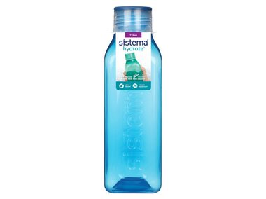 Sistema Hydrate Square Fľaša skrutkovacie viečko 725 ml modrá