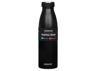 Sistema Hydrate Stainless Steel Termofľaša 500 ml čierna
