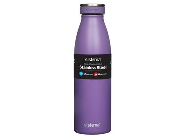Sistema Hydrate Stainless Steel Termofľaša 500 ml fialová