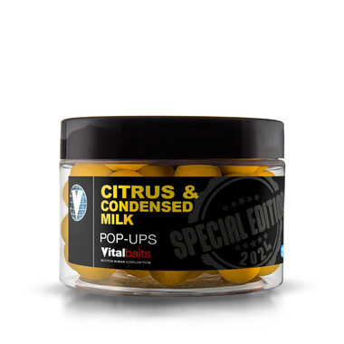 Vitalbaits Pop- UP Citrus & Condensed Milk Yellow 50g 18mm