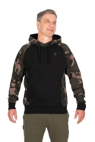 FOX Mikina Black/Camo Pullover Premium 310 Hoodie S