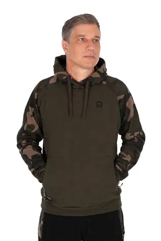 FOX Mikina Kaki/Camo Pullover Premium 310 Hoodie S