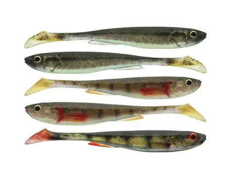 Daiwa Gumová nástraha Prorex Real Slim Shady Live Color Set 7,5 cm 3,3 g 5ks