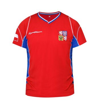 SPORTTEAM Futbalový dres ČR 1 pánsky veľ. M