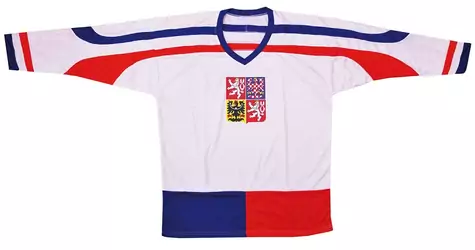 SPORTTEAM Hokejový dres ČR 2 biely veľ. XL