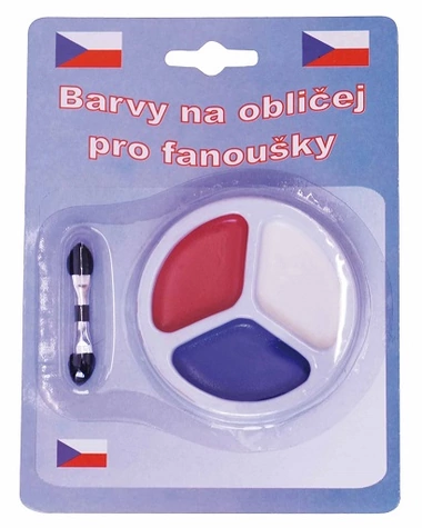 SPORTTEAM Farby na tvár ČR 1