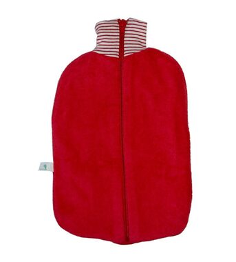 Hugo Frosch Cherry - Eco Classic Comfort Termofor s obalom z BIO bavlny na zips - červený