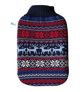 Hugo Frosch Eco Classic Comfort 2L Termofor s pleteným obalom - nórsky motív