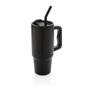XD Design Veľký nerezový termohrnček Embrace 900ml čierna