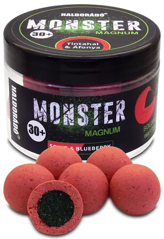 Haldorado Pop- UP Boilies Monster Magnum 180g 30mm Chobotnica/Čučoriedka