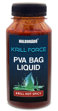 Haldorado Dip Krill Force PVA Bag Liquid 180ml Krill Hot Spicy