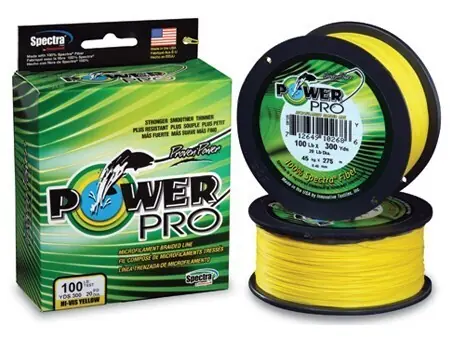 Shimano Šnúra PowerPro Braided Line Hi-Vis Yellow 135m 0,15mm 9kg