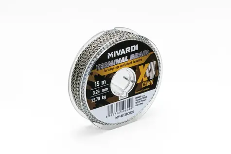 Mivardi Šnúrka Terminal X4 Braid Camo 15m 0,26mm