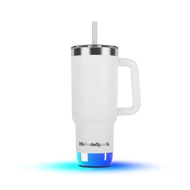 HidrateSpark PRO 2 Tumbler nerezová fľaša 887 ml biela