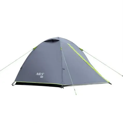 NILS Camp NC6004 Explorer sivý / Kempingový stan / pre 3 osoby / 110 x 150 x 60 cm / vodný stĺpec: 2000mm