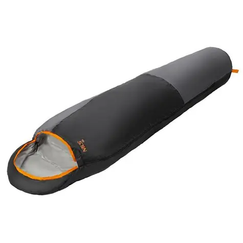 NILS Camp NC1705 Ultralight čierny/oranžový / Spací vak / 215 x 75 cm / 5-20 °C | 0-5 °C