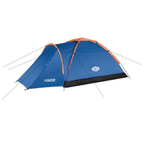 NILS Camp NC6010 Hiker modrý / Turistický stan / 2 osoby / 70 +205 x 150 x 105 cm / vodný stĺpec: 3000mm