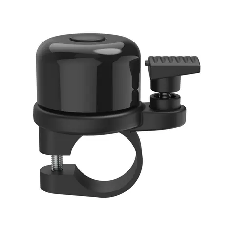 HAMA AirBell čierna / zvonček na bicykel so skrytým držiakom pre AirTag / 85 dB / priemer 2,2 cm
