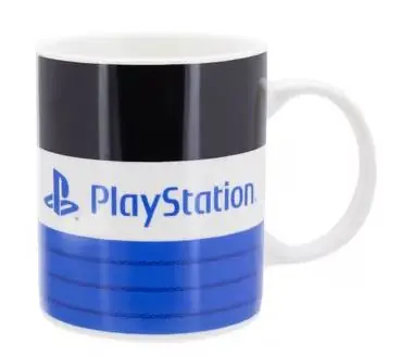 Paladone Mug Stripes Playstation / keramický hrnček / 400 ml